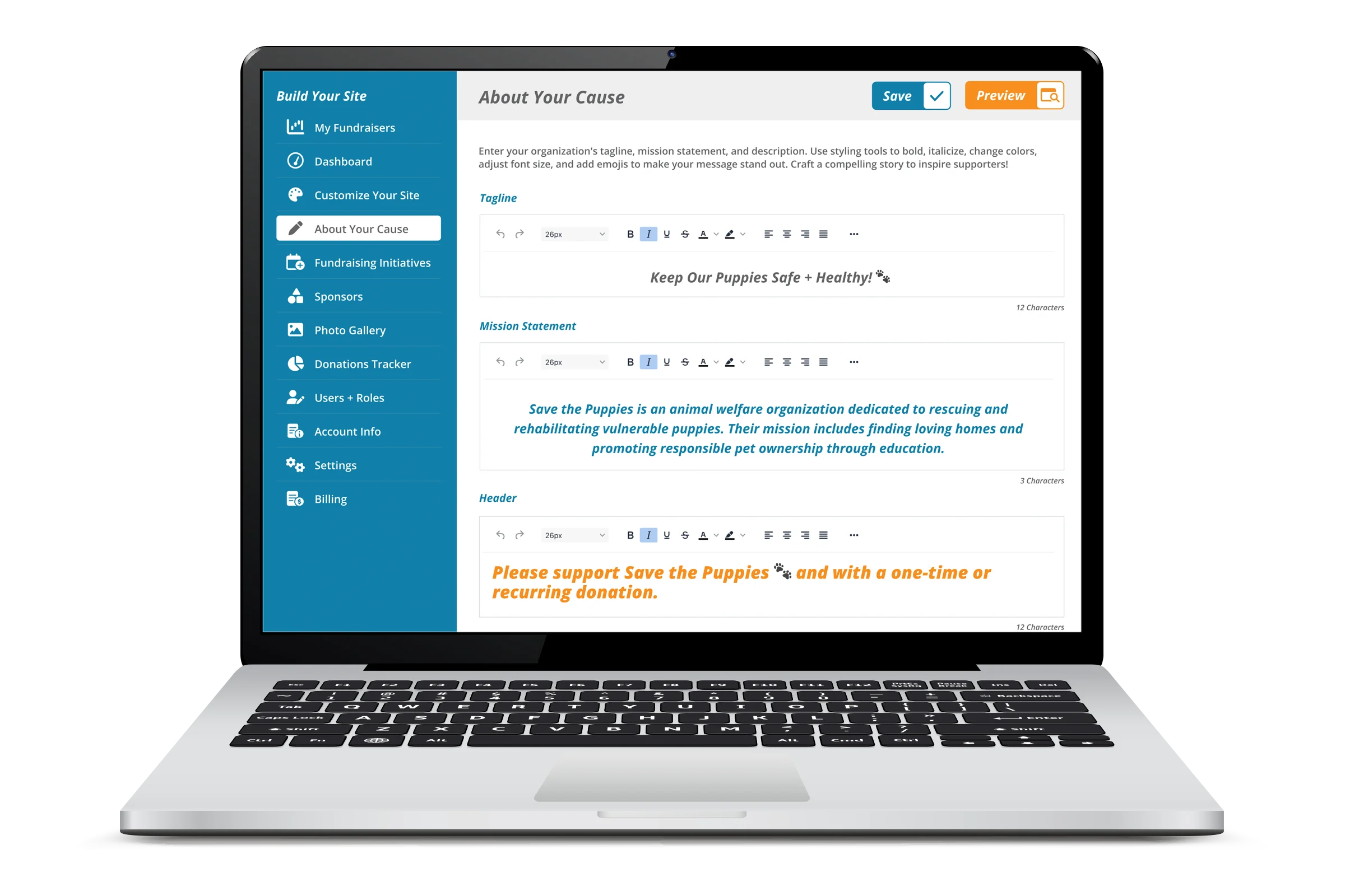 Peer-to-Peer Admin | Customize Your Message