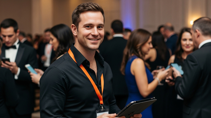 Fundraising Event Tech at a Gala